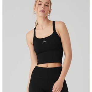 Alo Seamless Ribbed Favorite Bra Tank